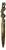 Art Nouveau Leaf Letter Opener in Brass, 1920s For Sale
