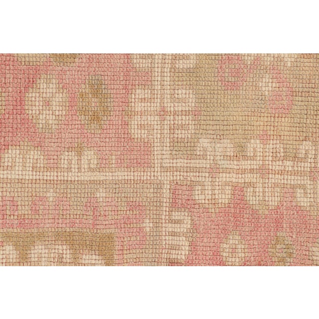 Rug & Kilim Vintage Turkish Rug in Pink, With Geometric Patterns, From Rug & Kilim For Sale - Image 4 of 8