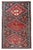 Offering here is an Antique village rug with trible medalion design from early 20th century ( 1900 to 1910 ), it is...