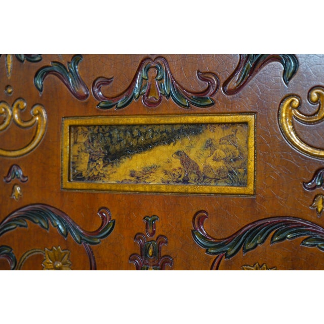 Theodore Alexander Neoclassical Folding Screen For Sale In Philadelphia - Image 6 of 11