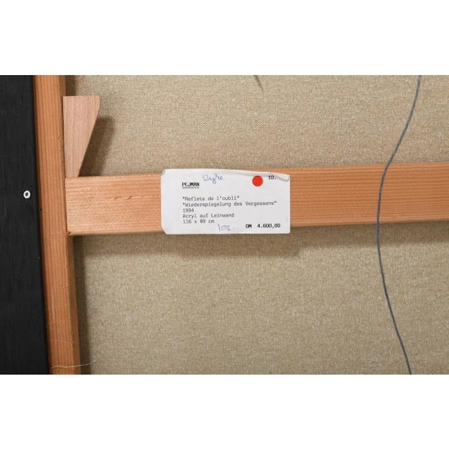 Reflections of Forgetfulness Acrylic on Canvas by Pejman Ebadi, 1994 For Sale - Image 10 of 11