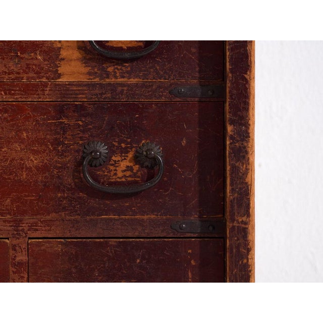 Japanese Tansu Chest of Drawers For Sale - Image 4 of 12