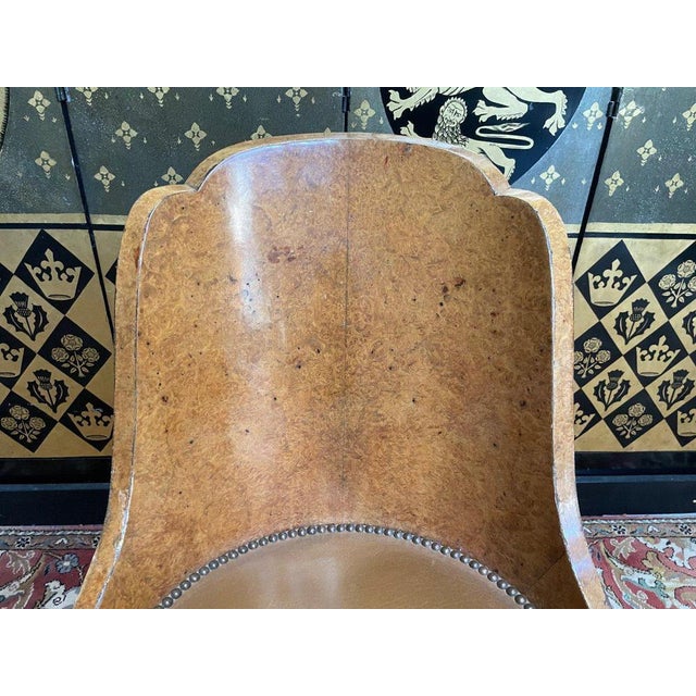 Wood Art Deco Gondola Chairs, Set of 6 For Sale - Image 7 of 12