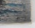 Vintage early 20th century oil on canvas painting of fishing and sailboats at sunrise. Signed Moriani lower right. Likely...