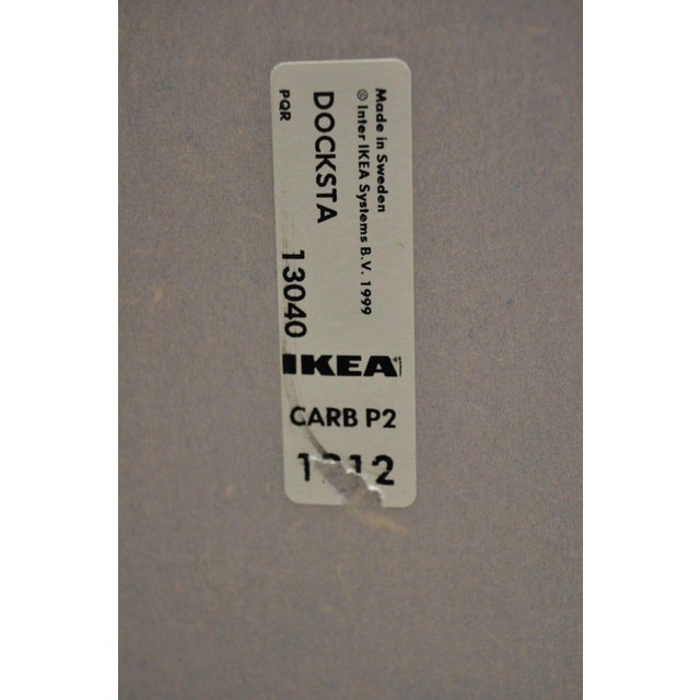 Vintage 1999 Ikea Docksta 13040 Round White Tulip Base Dining Table Chairish