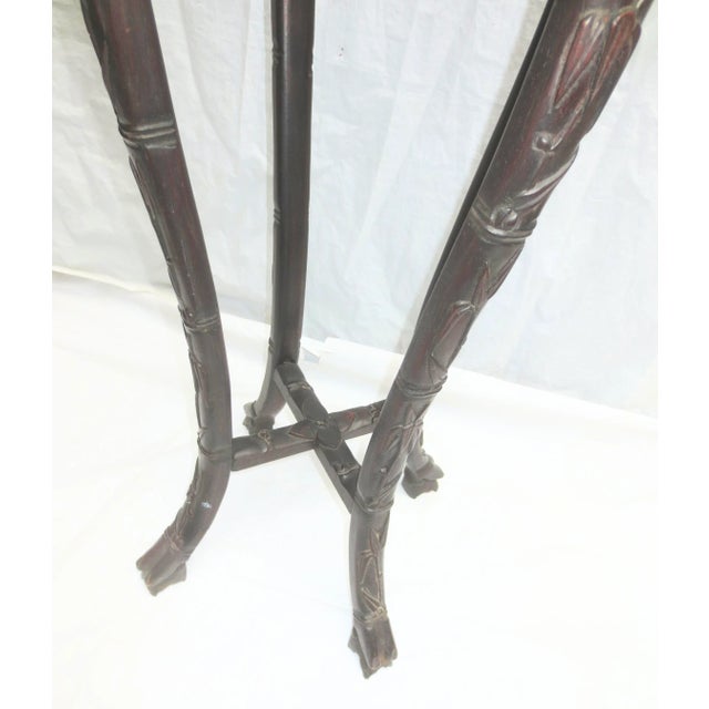 1900 - 1909 Antique Chinese Vase/Pedestal Table Circa 1920s For Sale - Image 5 of 8