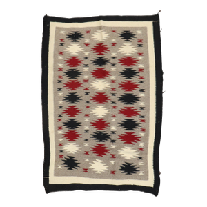 Zabihi Collection Tribal American Navajo Mini Rug