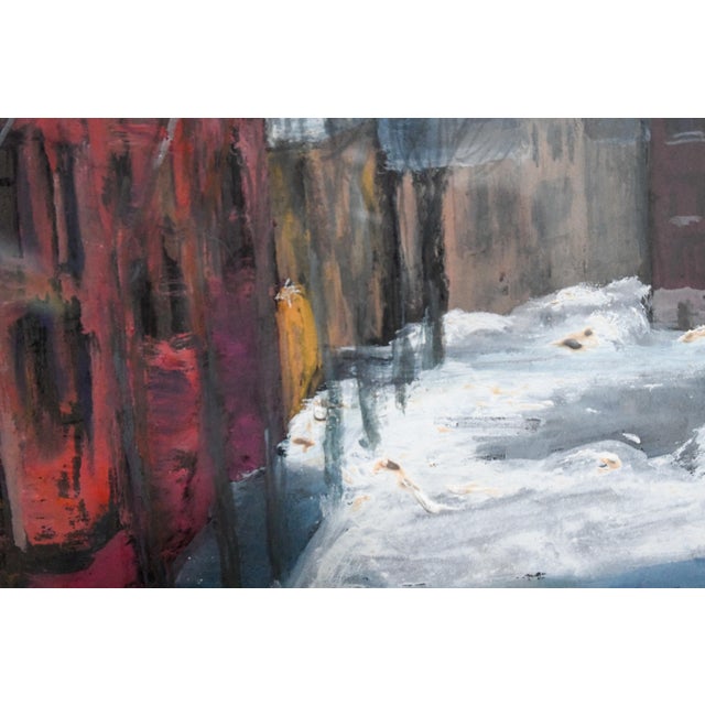 Baltimore Brownstones, c. 1900 Lilian Giffen, (1872-1950) Framed in original frame and mounting. Measures 11 inches wide...