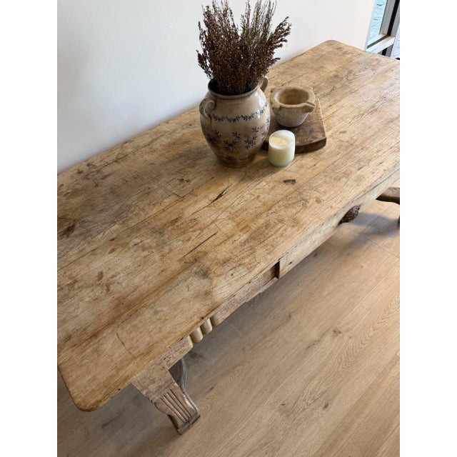 Brown 19th c. French Dining Table For Sale - Image 8 of 9