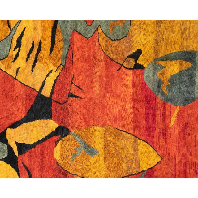 Hand-Knotted Wool Rug by Azele Studio For Sale - Image 12 of 13