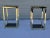 Mid-Century Modern 1970s Vintage Brass and Smoked Glass Tiered End Tables - a Pair For Sale - Image 3 of 10
