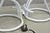 Vintage Postmodern Memphis Style White Tubular Metal Swivel Bar Stools - A Pair For Sale - Image 10 of 17