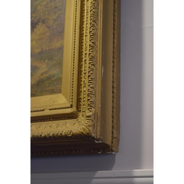 Oil on Canvas-Landscape-Signed O. (Octavius) T. Clark For Sale - Image 6 of 8