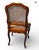 Mid 20th Century Set of 4 Mid 20th Century French Louis XV Style Walnut Caned Dining Chairs — Handwoven Cane Seats & Backs For Sale - Image 5 of 12