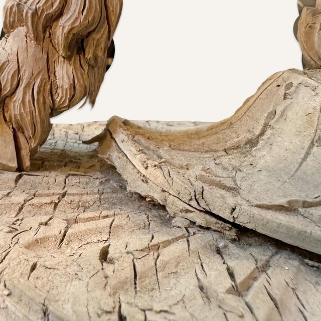 Wood 19th Century French Ram’s Head Tripod Pedestal For Sale - Image 7 of 10