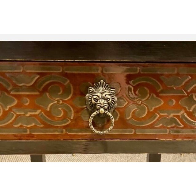 Mid 19th Century 1850 - 60s Mahogany and Cherry Single Drawer Nightstand / Side Table For Sale - Image 5 of 11