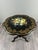 Black 19th Century Napoleon III Lacquered Pedestal Table with Floral Decoration For Sale - Image 8 of 12