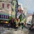 Mid-Century Modern Mid-Century Impressionist Paris Street Scene Oil Painting by Theodorus Van Oorschot – Framed For Sale - Image 3 of 10