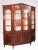 Hollywood Regency Custom-Made Maison Jansen Rosewood Breakfront Bookcase For Sale - Image 3 of 12
