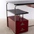 Small Vintage Bauhaus Desk in Red and Black Lacquered, 1930s For Sale - Image 4 of 8