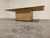 Vintage Travertine and Brass Coffee Table from Fedam, 1970s For Sale - Image 11 of 12