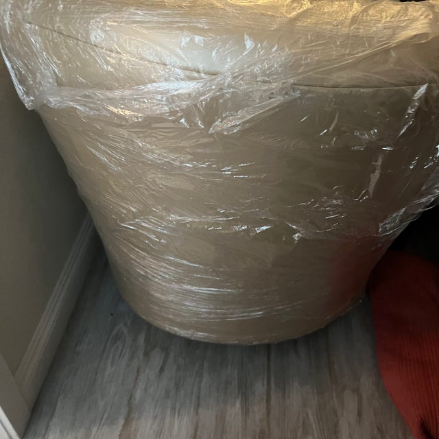 1990s Steve Chase Leather Side Chair With Manufacturer Information For Sale - Image 14 of 14