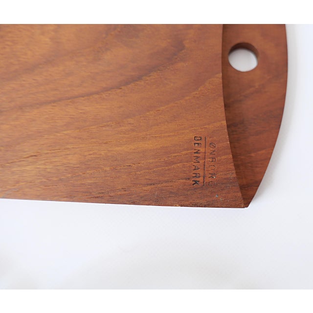 Scandinavian Teak Appetizer Tray and Dishes, Denmark, 1970s, Set of 5 For Sale - Image 14 of 15