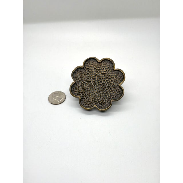 Baker Furniture Company Baker Large Knob Antique Brass For Sale - Image 4 of 4