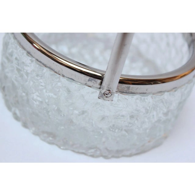 1940s 1940s Art Deco Crystal and Silverplate Bon Bon Dish For Sale - Image 5 of 11