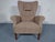 Wood Mid-Century Wool Wing Chair, Denmark, 1950s For Sale - Image 7 of 11