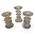 Set of 3 1970s Iittala Festivo Four Ring Candlesticks, Design Timo Sarpaneva For Sale