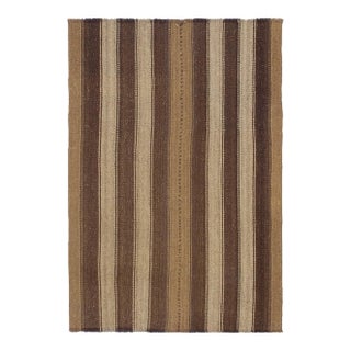 Small Brown Vintage Kilim Rug - 2`7" X 3`11" For Sale
