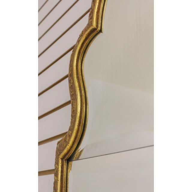 Milch Milch & Sons Vintage High Quality Chippendale Gold Frame Mirror For Sale - Image 4 of 11