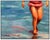 Expressionism Mid 20th Century A Walk on the Beach, Michael Vincent For Sale - Image 3 of 4