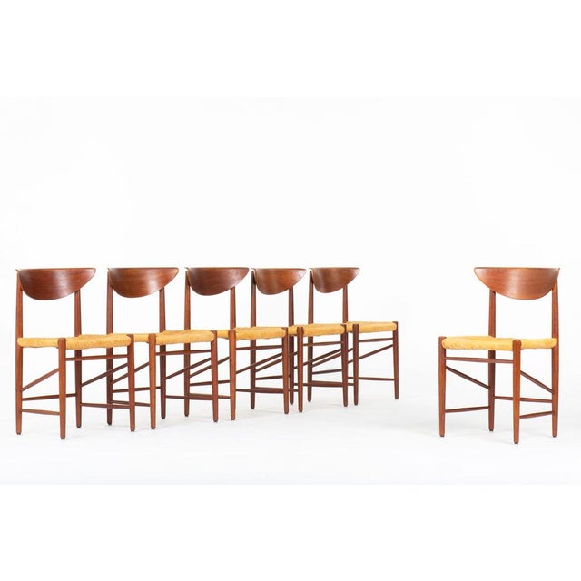 Chairs by Peter Hvidt and Orla Molgaard-Nielsen for Søborg Møbelfabrik, 1960s, Set of 6 For Sale - Image 14 of 14
