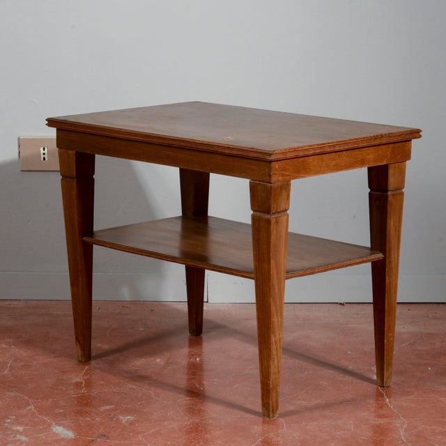 1940s Low Coffee Table with Double Top, 1940s For Sale - Image 5 of 18
