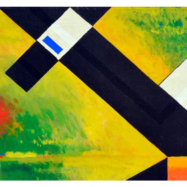 1960s White Abstract Cubes -- San Francisco Abstract Expressionist School by James McCray For Sale - Image 5 of 6