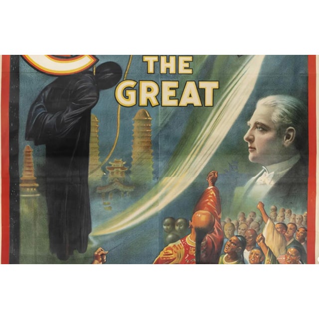 1920s Original Carter the Great Poster For Sale - Image 4 of 6