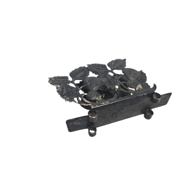 Silver Postmodern Napkin Holder from Hefra, Poland, 1960s For Sale - Image 8 of 14