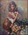 "Sentimiento" Original Limited Edition Serigraph on Panel by Royo Hand Signed by the Artist Image Size: 35" x 28" Framed...