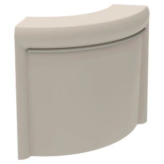 Curved Cream Lacquered Classe Bar by Mowee For Sale