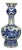 Vintage Hand-Painted Delft Blue Floral Vase from Royal Delft, 1956 For Sale