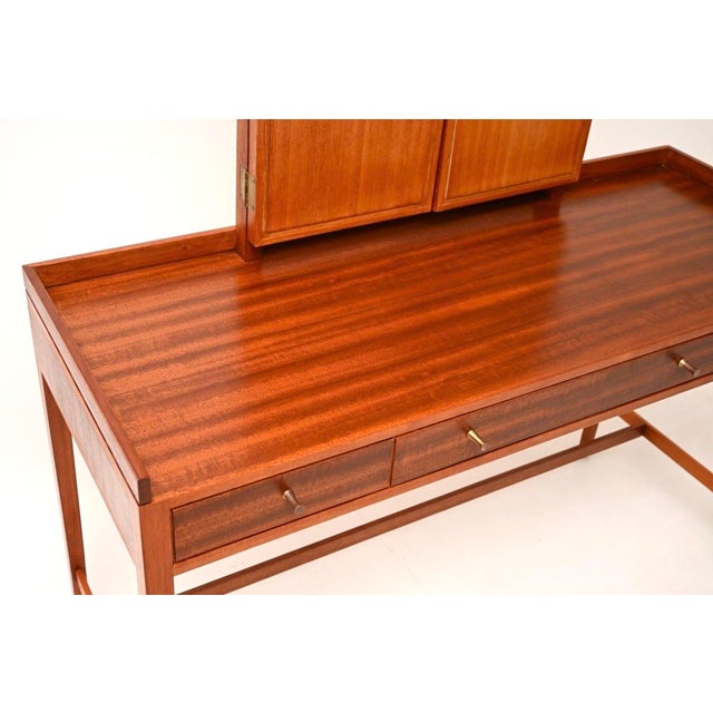 Wood Vintage Dressing Table attributed to Loughborough, 1950 For Sale - Image 7 of 11