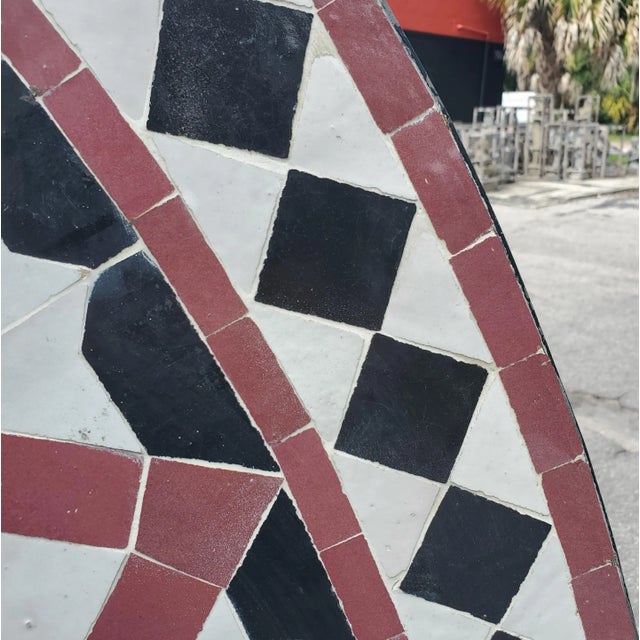 Moroccan 72" Moroccan Mosaic Table, Multi-Color Settachia For Sale - Image 3 of 8