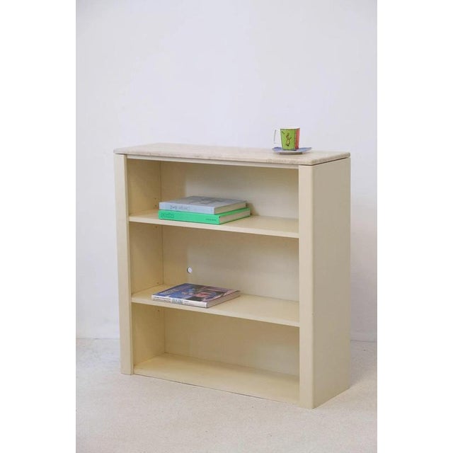 Travertine-Top Shelf from Lübke International, Germany For Sale - Image 6 of 7