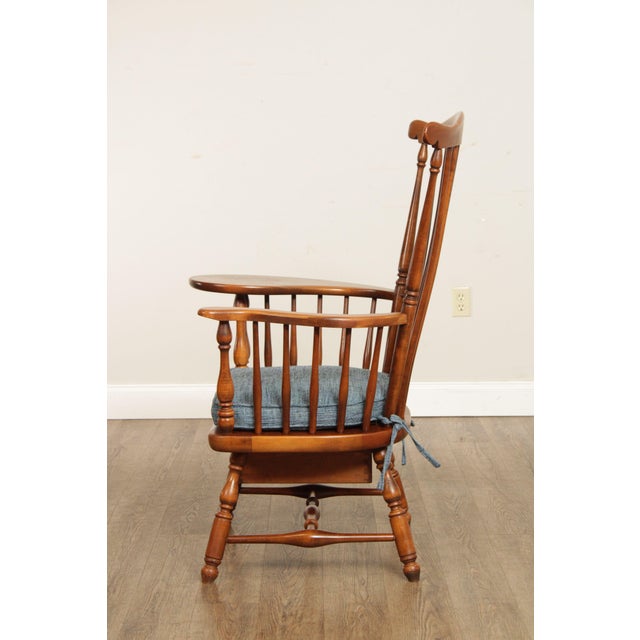 Heywood Wakefield Maple Colonial Windsor Writing Chair Chairish