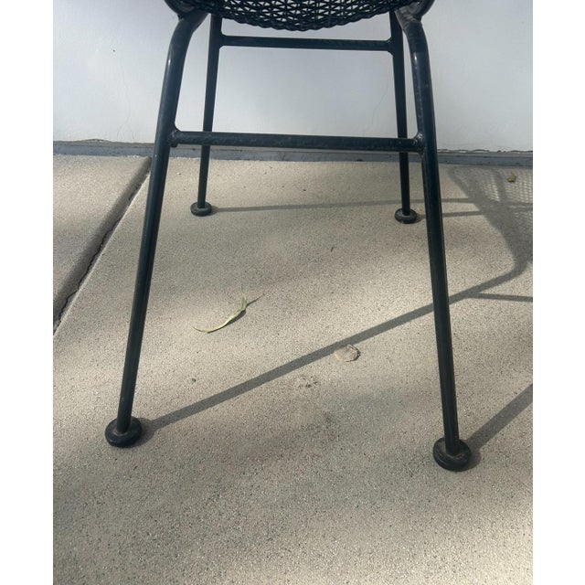 1950s Attributed to Russell Woodard Sculptura Metal Dining Chairs, 8 Pieces For Sale - Image 12 of 12