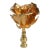 Gold Rose Lamp Finial For Sale