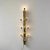 Mid-20 Century Single Large Twelve Light Brass Wall Sconce For Sale - Image 11 of 18