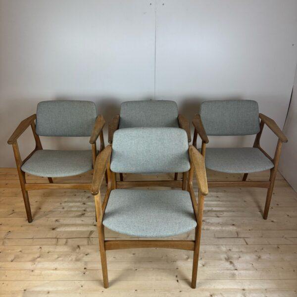 Vintage Danish Teak Armchairs, 1960s, Set of 4 For Sale - Image 4 of 7